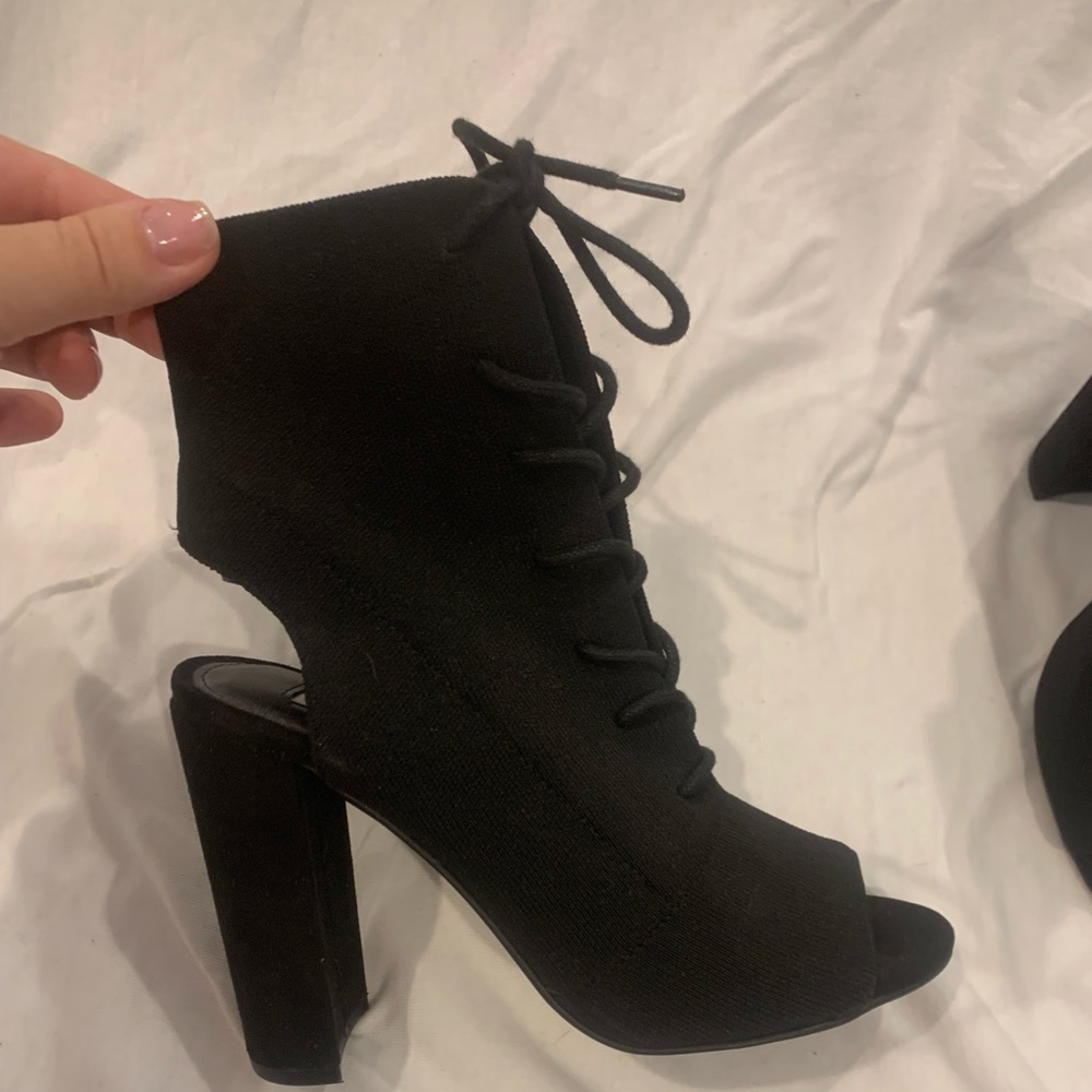 Steve Madden Open Toe/Heel Booties - image 2